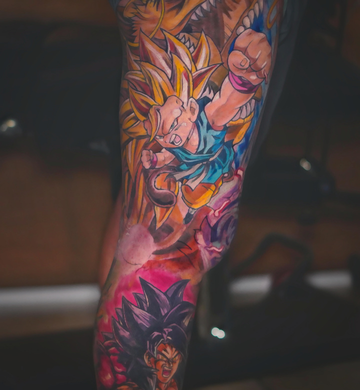 Saga Dragon Ball — Rodo Alarcón en Abyss Tattoo Studio
